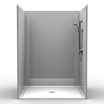 Barrier Free Shower | 60 x 60 | Multi-Piece | Subway Tile Finish