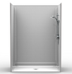 Shower Remodel | 60 x 30 | Multi-Piece Stall | Subway Tile