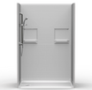 Walk In Shower Kit | 54 x 30 | Barrier Free | Contractor Package