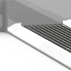 Shower Pan | 51 x 39 | Barrier Free | Front Trench Drain | Beveled