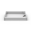 Curbed Shower Base | 38 x 38 | Side Drain | 4" Curb