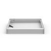 Curbed Shower Base | 38 x 38 | Side Drain | 4" Curb