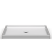 Curbed Shower Base | 60 x 48 | Center Drain | 4" Curb