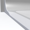Barrier free 48 x 48 shower base with double entry design and slip resistant floor