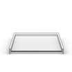 45 x 50 barrier-free shower pan with front trench drain for accessible curbless shower installation