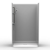 Roll-in Shower Stall | 42 x 38 | Single-Piece | Smooth Walls