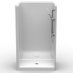 Stand Up Shower | 50 x 34 | 1-Piece | Reveal Flange | Smooth