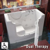 Meditub 3060WCA 30 x 60 walk-in bathtub dimensions and specifications with left or right drain options