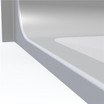 Accessible 60 x 60 corner shower stall with low threshold entrance