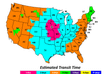 FedEx Shipping Map