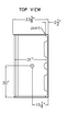 60 X 33 Roll-in Shower Stall | Barrier Free | Center Drain
