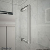 DreamLine Unidoor-X | 59 to 59-1/2 x 72 Hinged Shower Door | Chrome