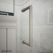 DreamLine Unidoor-X | 60 to 60-1/2 x 72 Hinged Shower Door | Brushed Nickel