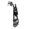 Rollator Rolling Walker with 6" Wheels | Padded Seat | Black