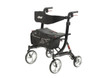 Nitro Euro Style Heavy-Duty Rollator Rolling Walker | Black