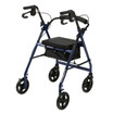 Aluminum Rollator Rolling Walker | Blue