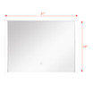 48 LED Mirror | Touch Sensor | Rectangle