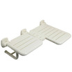 Right Folding Shower Seat | Double | Nylon Slats for Comfort