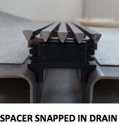 Quickdrain Spacers for PROLINE or SHOWERLINE Drains