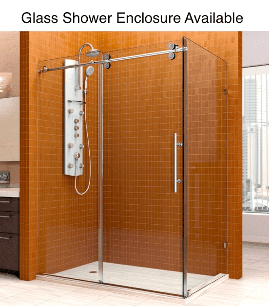 36 x 60 Double Threshold Shower Base | Tub to Shower