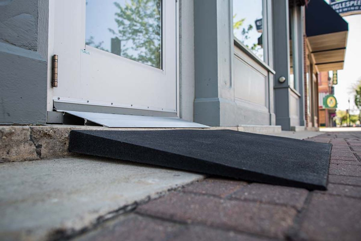 Rubber Threshold Ramp | EZ Access Ramps | up to 4-3/4