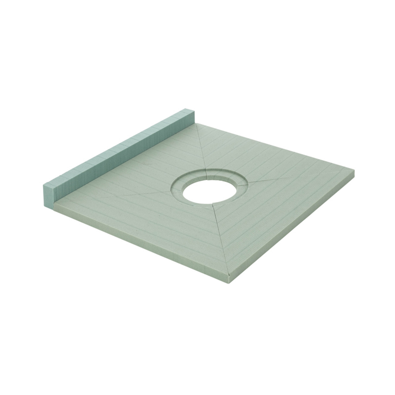 Presloped Shower Pans for Square Shower Drain