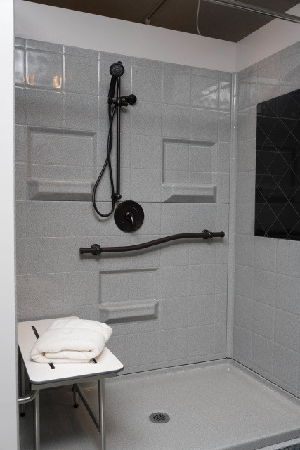 ADA Compliant Shower Seat Folding Legs Phenolic