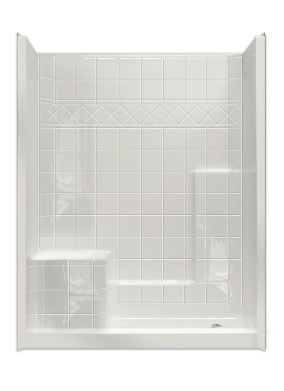 60 X 32 Curbless Shower Stall