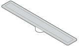Proline linear drain body designed for efficient water drainage in bathrooms, with a sleek