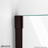 DreamLine Elegance | 54-1/2 to 56-1/2 x 72 Pivot Shower Door | Oil Rubbed Bronze Frame