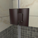 DreamLine Unidoor-X | 55-1/2 to 56 x 72 Hinged Shower Door | Oil Rubbed Bronze Hinge