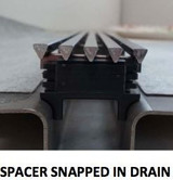 QuickDrain Spacers for PROLINE or SHOWERLINE Drains