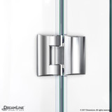Frameless shower door hinge from DreamLine Unidoor-X