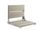 Folding Shower Seat | Rich Wood Grain Look | 500lbs Capacity