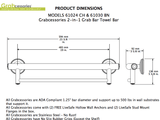 Towel Bar & Grab Bar Combo