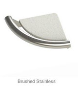 Corner Shelf + Integrated Grab Bar | Invisia Collection (INV-CS)