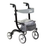 Nitro Aluminum Rollator with European Styling | Black