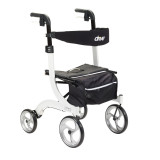 Nitro Aluminum Rollator with European Styling | White