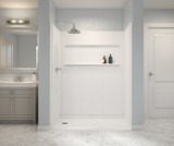 36 x 60 Shower Base & Walls | Curbless Entry | Left or Right Drain