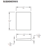 QuickDrain ADA Quick Slope Extension Panel | 16 x 13