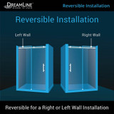Dreamline Enigma Air Shower Door | 56-60w x 76h