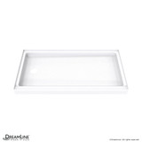 Solid Surface Shower Pan | 60 x 32 | White | Left Drain