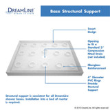 DreamLine Shower Base | 42 x 36 | Center Drain | Biscuit