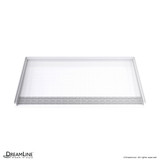 Linear Drain Shower Pan | Redi to Use | Solid Surface | 62 x 33