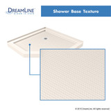 Neo Angle Shower Base | 40 x 40 | Corner Drain | Biscuit