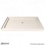 DreamLine Shower Base | 42 x 32 | Center Drain | Biscuit