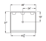 48 X 36 Shower Kit | Curbless Threshold & Multi-Piece