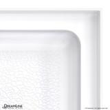 Solid Surface Shower Pan | 36 x 36 | Double Threshold | White