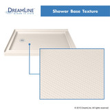 Double Threshold Shower Base | 36 x 36 | Corner Drain | Biscuit