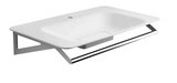 Solid Surface Sink has SS Hand Pull-Towel Holder | 47" x 21"